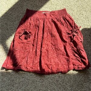 Mossimo Supply Co. Red A-Line Skirt